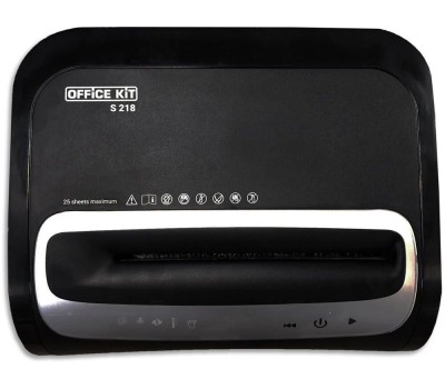 шредеры OFFICE KIT Уничтожитель бумаг S218 (1,9x13), P-5, 1,9x13, 22 лист. одновременно, 30л [ok1913s218]