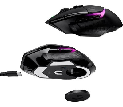 LOGITECH Мышь беспроводная G502 X Plus, игровая, радио, оптическая, USB, 25600dpi, черный [910-006164]