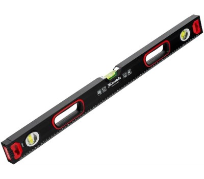 Уровень MATRIX Уровень алюминиевый, усиленный, фрезерованный, 3 глазка, двухкомпонентные рукоятки, 800 мм 34362