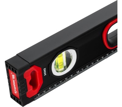 Уровень MATRIX Уровень алюминиевый, усиленный, фрезерованный, 3 глазка, двухкомпонентные рукоятки, 800 мм 34362