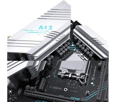 Материнская плата MAXSUN MS-B760M Gaming WIFI ACE (Socket 1700, mATX, 2*DDR5, VGA/HDMI, 3*SATA3, 2*M.2, 1xPCI-E x16 /1xPCI-E x4, 2*USB 2.0, 4*USB 3.2 GEN1, LAN 1*1G, Bluetooth, Wi-Fi 802.11ax, RTL)
