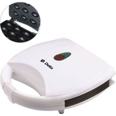 Вафельница DELTA DL-055 ОРЕШЕК белая