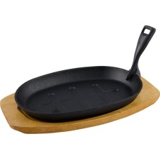 Сковорода MYRON COOK MC2265 чугунная съемн/руч 26,5х17,5см овал