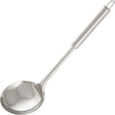 Половник MALLONY Половник из нержавеющей стали, NIMBUS, 31,8*9,6 см, овальная ручка с подвесом (007417)