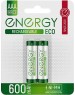 Аккумулятор ENERGY Аккумулятор Energy Eco NIMH-600-HR03/2B (АAА) 104986