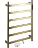 Полотенцесушитель электрический KRAFTTE 44047 ЛЕСЕНКА под бронзу матовый 480х730х90 мм, на 6 перекладин, 75 W, 220V/50 Hz нерж. сталь