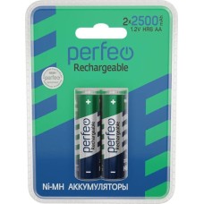 Аккумуляторы PERFEO (PF_C3321) AA2500MAH/2BL Аккумулятор Пластик