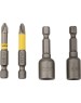 Набор бит KRANZ (KR-92-0461) Набор насадок на шуруповерт PH2, PZ2 с магнитным держателем 50 мм, головка 8 мм, 10 мм