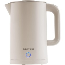 Чайник электрический GALAXY LINE GL 0362 beige (1,7л. металл/пластик)