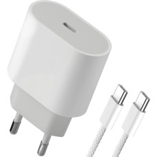 СЗУ DEFENDER (83222) UPA-121 20W, USB C,кабель Type-C,белый