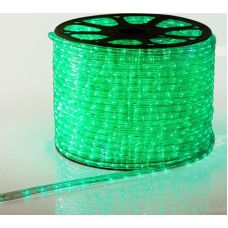 Лента светодиодная NEON-NIGHT Дюралайт LED двухжильный 230В 13мм 36 LED/м ЗЕЛЕНЫЙ постоянное свечение модуль 1м бухта 100м
