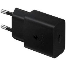 SAMSUNG Сетевое зарядное устройство EP-T1510, USB-C, USB-C, 15Вт, 2A, черный [ep-t1510xbegeu]