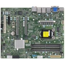 Материнская плата SUPERMICRO Материнская плата MBD-X12SCA-F-B W-1200 CPU, 4 DIMM slots, Intel W480 controller for 4 SATA3 (6 Gbps) ports, RAID 0,1,5,10, 1 PCI-E 3.0 x4, 2 PCI-E 3.0 x16 slots, bulk (414437)