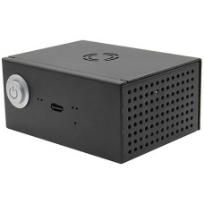 Корпус для ПК ACD Корпус KP561 Metal Case + Power Control Switch + Cooling Fan Kit for Raspberry Pi X820 v3.0 (X800) SSD&HDD SATA Storage Board