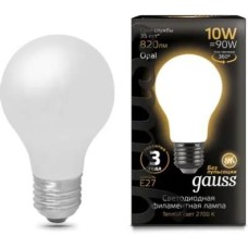 GAUSS Упаковка ламп LED E27, шар, 10Вт, 53230, 10 шт