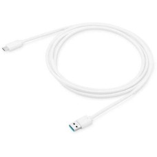 кабель BURO Кабель USB Type-C (m) - USB (m), 3м, 3A, белый [bu-usb3.2-ac-3mw]
