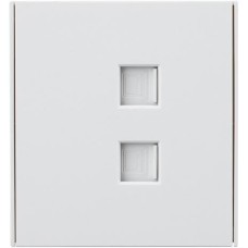 KRANZ Розетка STRONG компьютерная двойная RJ45+RJ45 кат6 с/у жемчуг