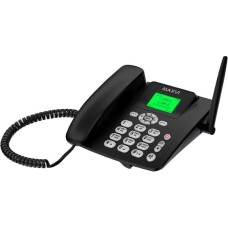 MAXVI Стационарный телефон с поддержкой двух SIM-карт RT-02 черный