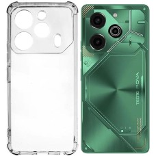 PERO Чехол (клип-кейс) CC02, для Tecno Pova 6/6 Pro, противоударный, прозрачный [cc02-tp6p-tr]
