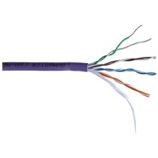 LANMASTER Кабель информационный LAN-5EUTP-HFLT-VI кат.5E UTP 4 пары 24AWG LSZH внутренний 305м фиолетовый