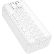 HOCO Внешний аккумулятор (Power Bank) J118B, 30000мAч, белый