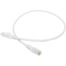 LANMASTER Патч-корд LAN-PC45/U5E-0.5-WH UTP RJ-45 вил.-вилка RJ-45 кат.5E 0.5м белый LSZH (уп.:1шт)