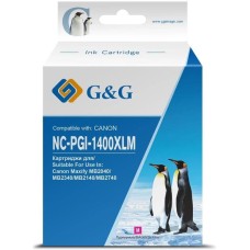 G&G Картридж NC-PGI-1400XLM, PGI-1400XL M, пурпурный / NC-PGI-1400XLM