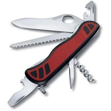 VICTORINOX Нож перочинный Forester M Grip (0.8361.MC) 111мм 10функц. красный/черный карт.коробка