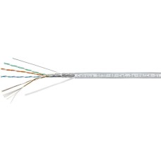 CABEUS Кабель SFTP-4P-CAT.5E-PATCH-GY кат.5E SF/UTP 4 пары PVC внутренний 305м серый