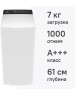 WEISSGAUFF Стиральная машина WM 40165 T класс: A+++ загр.вертикальная макс.:7кг белый