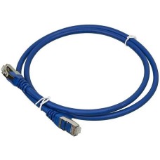 Патч-корд LANMASTER Патч-корд LAN-PC45/S6-1.0-BL FTP RJ-45 вил.-вилка RJ-45 кат.6 1м синий LSZH
