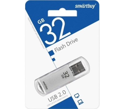 USB флеш SMARTBUY (SB32GBVC-S) 32GB V-CUT SILVER