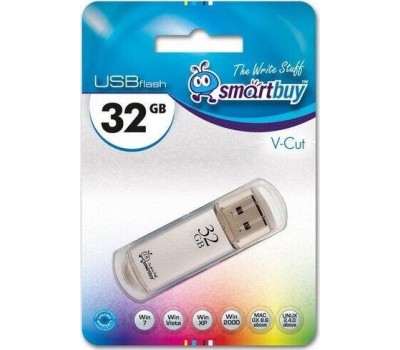 USB флеш SMARTBUY (SB32GBVC-S) 32GB V-CUT SILVER