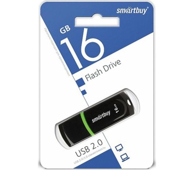USB флеш SMARTBUY (SB16GBPN-K) 16GB PAEAN BLACK