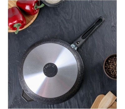 Сковорода KUKMARA СМТ-263а д.26 темный мрамор