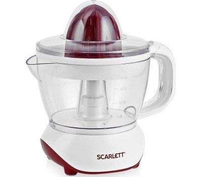 Соковыжималка SCARLETT SC-JE50C06 белый с красным