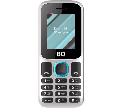 Телефон мобильный BQ 1848 Step+ White/Blue