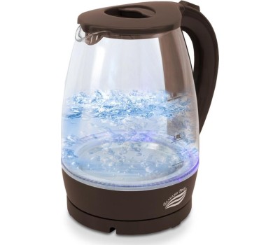 Чайник электрический ВЕЛИКИЕ РЕКИ Дон-1 коричневый, 1,8 л
