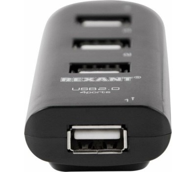 Контроллеры, адаптеры, переходники REXANT (18-4105) РАЗВЕТВИТЕЛЬ USB 2.0 НА 4 ПОРТА