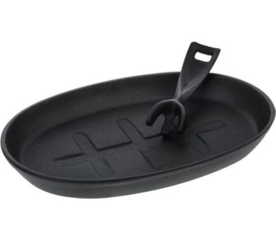 Сковорода MYRON COOK MC2265 чугунная съемн/руч 26,5х17,5см овал