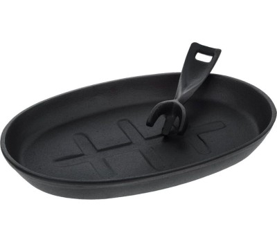Сковорода MYRON COOK MC2265 чугунная съемн/руч 26,5х17,5см овал