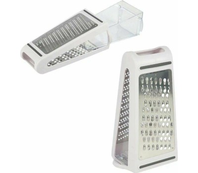 Терка MALLONY Терка двугранная IDEA с контейнером, 21,5 см (нерж. сталь, пластик) (103340)
