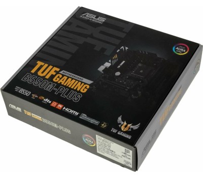 Материнская плата ASUS TUF GAMING B550M-PLUS Soc-AM4 AMD B550 4xDDR4 mATX AC`97 8ch (7.1) 2.5Gg RAID+HDMI+DP