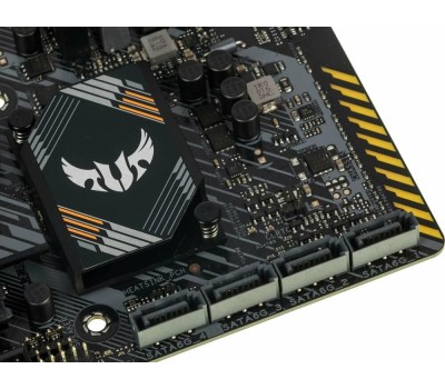 Материнская плата ASUS TUF GAMING B550M-PLUS Soc-AM4 AMD B550 4xDDR4 mATX AC`97 8ch (7.1) 2.5Gg RAID+HDMI+DP