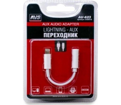 Кабель AVS AU-623 аудио Lighting - AUX