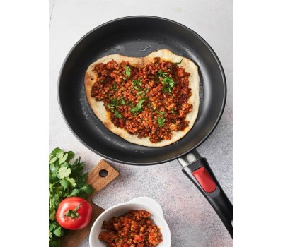 Сковорода НЕВА МЕТАЛЛ ПОСУДА L18026i а/пр литая 26см съемн/руч индукция Гранит 550000525