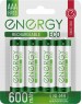 Аккумулятор ENERGY Аккумулятор Energy Eco NIMH-600-HR03/2B (АAА) 104986