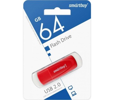 USB-флэш SMARTBUY (SB064GB2SCR) UFD 2.0 064GB Scout Red красный
