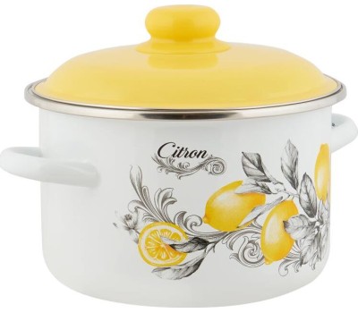 Кастрюля APPETITE 6RD221M CITRON эмал цил 5,5л
