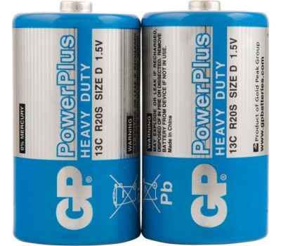 Солевая батарейка GP (11086) 13CEBRA-2S2 (R20)